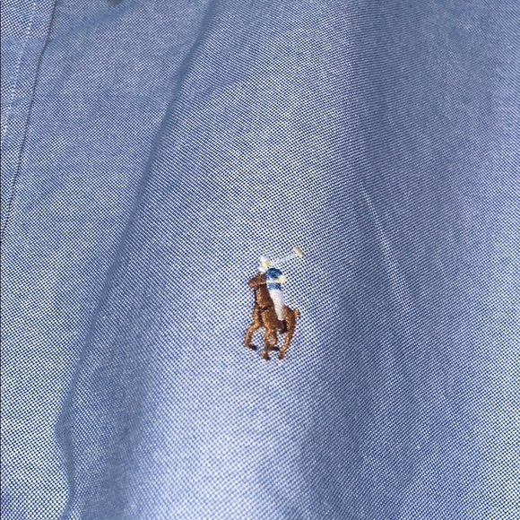 Ralph Lauren Blue Oxford Casual Shirt - Picture 5 of 9